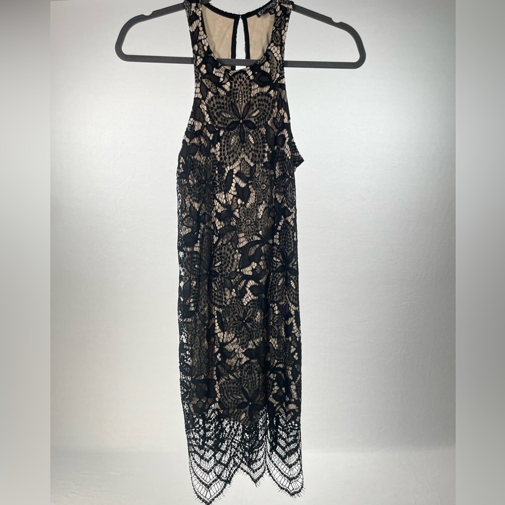 Express black lace dress